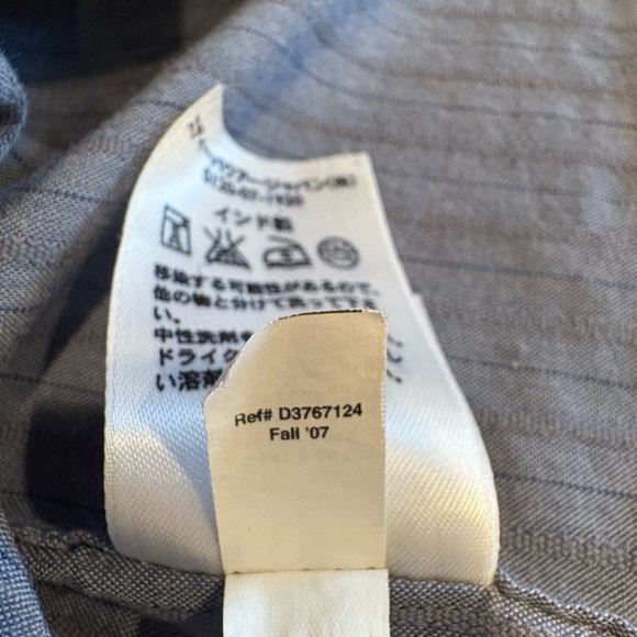 Eddie Bauer Men's Chambray Blue & Stripe Button-Down Shirt - Men’s XL - Picture 8 of 8